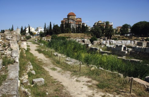 Area of Kerameikos, Greece, Athens,
