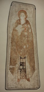 Fresco depicting Saint Kaau the Martyr