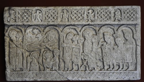 Screen slabs from the Church of St Nediljica in Zadar