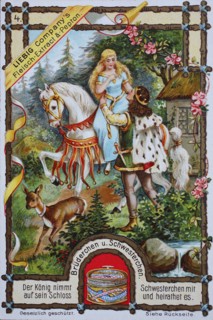 Picture series Little Sister and Little Brother Fairy Tale