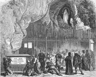 Marian grotto and pilgrimage site Lourdes