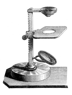 Magnifying apparatus with converging lens