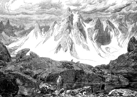 Landscape aud the High Tatras