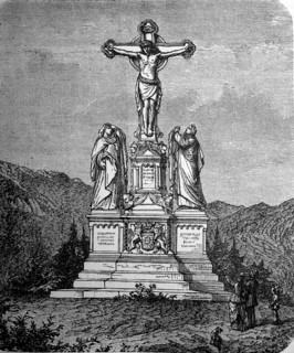 The large crucifixion group in Oberammergau