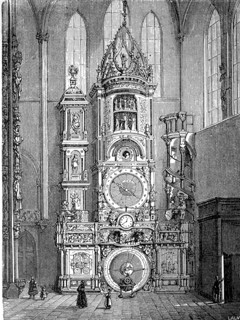 The astronomical clock in the cathedral of Strasbourg