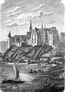 The castle Albrechtburg near Meissen