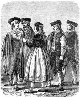Folk costume from Andalusia