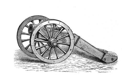 Howitzer from the 18th century  /  Haubitze aus dem 18