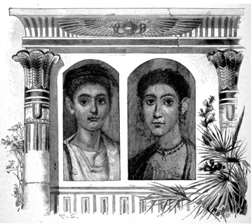 Mummy portraits from Hawara