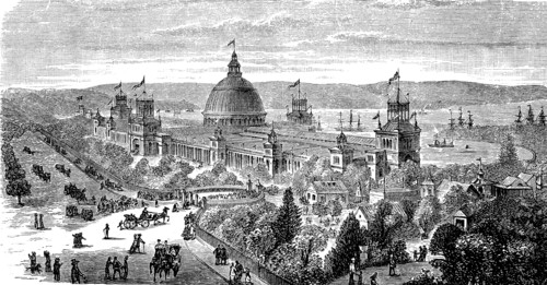 The main building of the World's Fair in Sydney