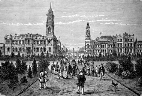King William Street in Adelaide