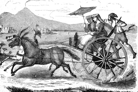 Carriage from Naples in 1860
