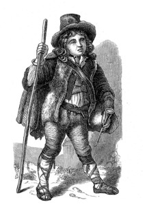 Roman shepherd boy in the late Middle Ages