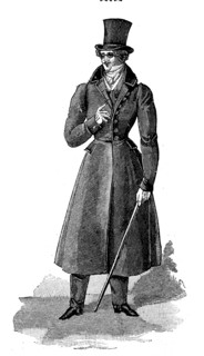 Men's fashion from 1828 in Germany  /  Männermode aus dem Jahre 1828 in Deutschland