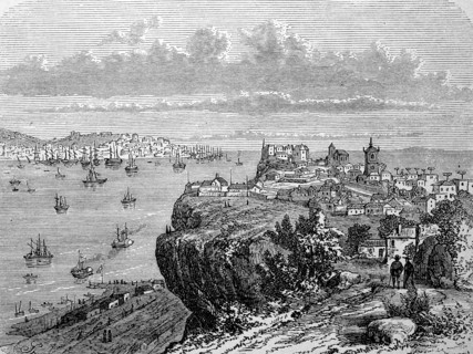 Lisbon in Portugal in 1880  /  Lissabon in Portugal im Jahre 1880