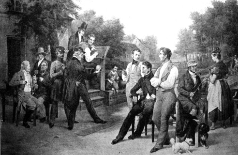 A distinguished bowling society in 1834