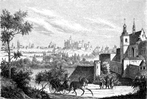 View of Krakow in Poland