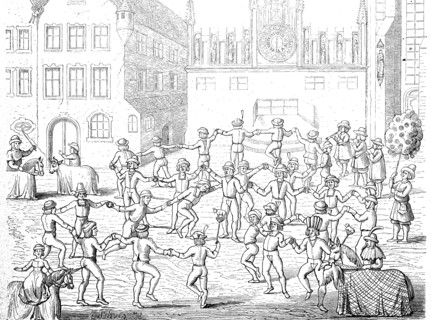 The butcher's dance from 1449