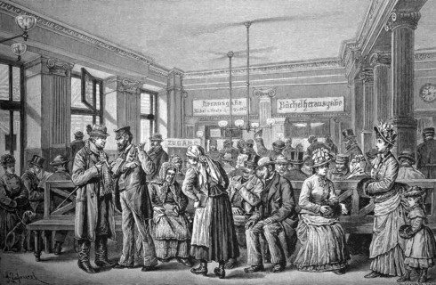 At the Savings Bank in Vienna