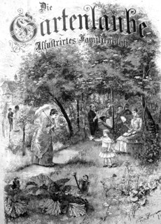 Cover of the magazine Die Gartenlaube in 1887
