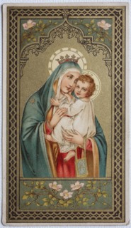 Holy image Madonna with Child  /   Heiligenbild