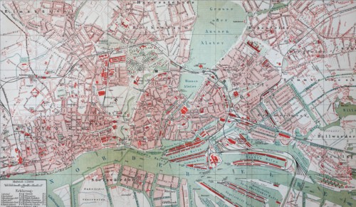 Map of Hamburg