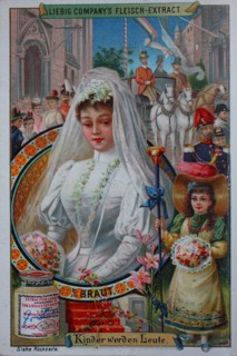 Pictures For Kids are people bride in wedding dress  /  Bilderserie Kinder werden Leute