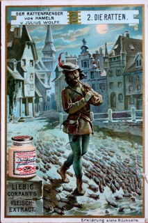 Picture series The Pied Piper of Hamelin