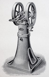 Hot air engine by Mansfeld