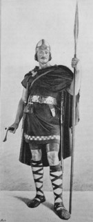 Statue of a Frankish warrior in the 6th century