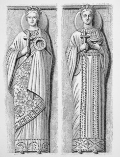 Longobard princesses in Byzantine costume of the 8th century