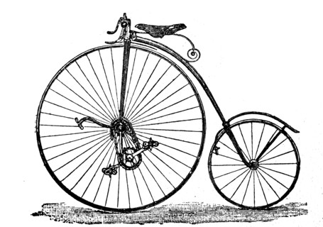 Kangaroo wheel around 1884