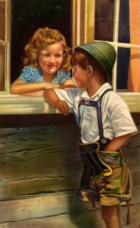 Past greeting card from Austria