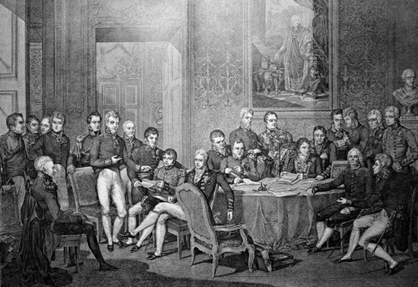 After the defeat of Napoleon Bonaparte in the coalition wars