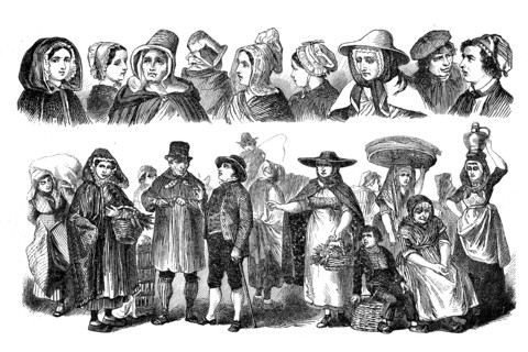 Folk costumes from Belgium