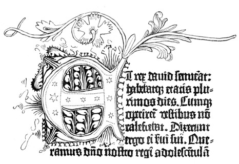 Facsimile from the Gutenberg Bible