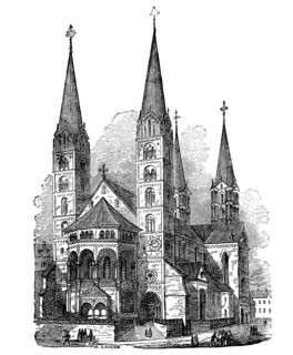 The cathedral in Bamberg