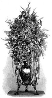 an iron birthday bouquet for Prince Bismarck
