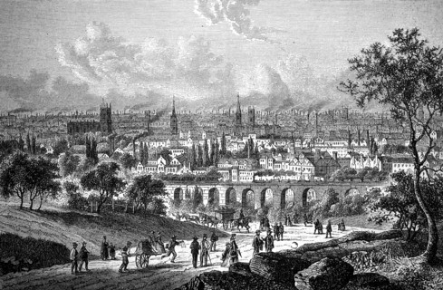city of Birmingham in England