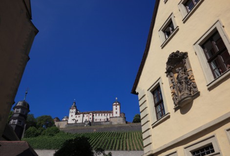 Rectory at the santa burkard basilica,fortress Marienberg