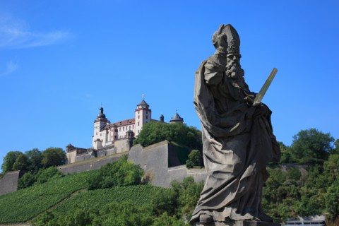Sankt Kilian Statue at the old Main bridge