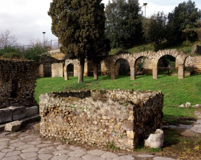 Pompeii, View of Street of Tombs, Campania