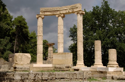 Greece, Olympia, The Philippeion