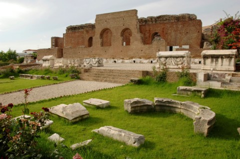 Patras, Greece, View of the Roman Odeon