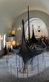 Oseberg Ship, Made in oak wood