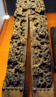 Remains of a wooden sleigh