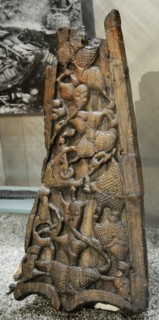 Original parts of the bow of a Viking ship
