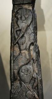 Original parts of the bow of a Viking ship