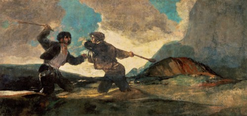 Goya y Lucientes, Fight to the Deah with Clubs