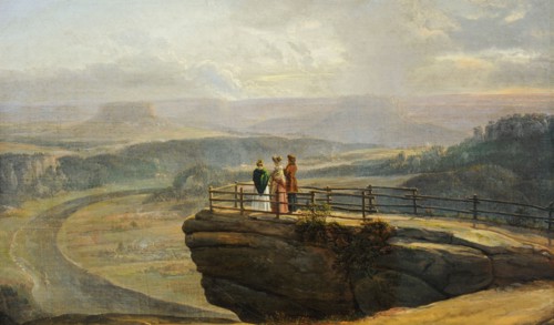 Johan Christian Dahl, View from Bastei